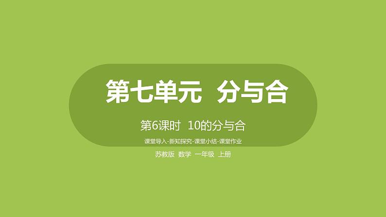 6.苏教版一上第七单元《分与合》第6课时《10的分与合》 课件01