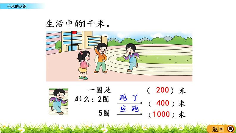 2.1《千米的认识》PPT课件 西师大版 二年级数学下册06