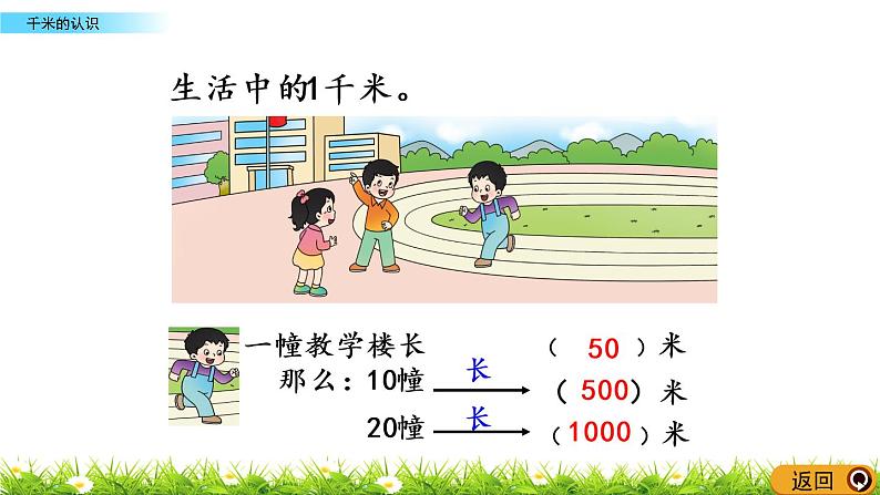 2.1《千米的认识》PPT课件 西师大版 二年级数学下册07