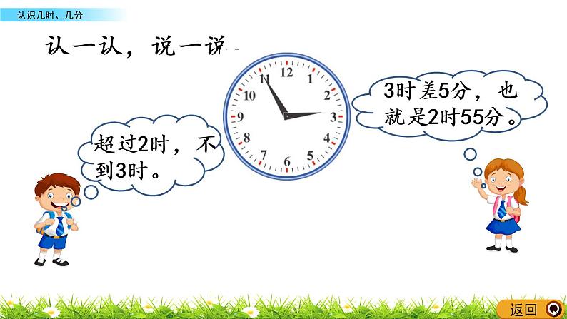 6.2《认识几时、几分》PPT课件 西师大版 二年级数学下册第4页