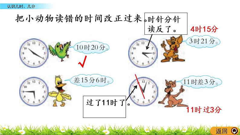 6.2《认识几时、几分》PPT课件 西师大版 二年级数学下册第7页