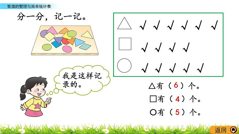 7.3《数据的整理与简单统计表》PPT课件 西师大版 二年级数学下册06