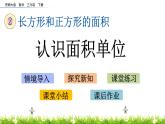 2.2《认识面积单位》PPT课件 西师大版 三年级数学下册