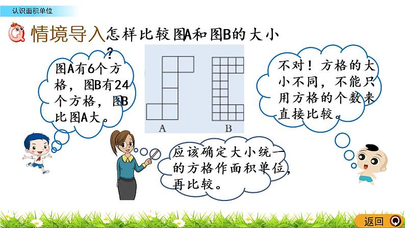 2.2《认识面积单位》PPT课件 西师大版 三年级数学下册02