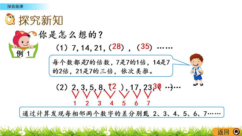 3.11《探索规律》PPT课件 西师大版 三年级数学下册第3页