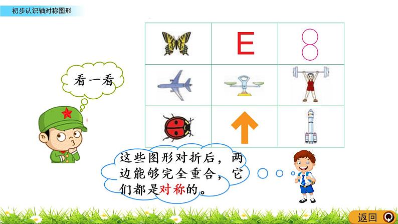 4.3《初步认识轴对称图形》PPT课件 西师大版 三年级数学下册03