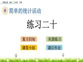 6.2《練習(xí)二十》PPT課件 西師大版 三年級(jí)數(shù)學(xué)下冊(cè)