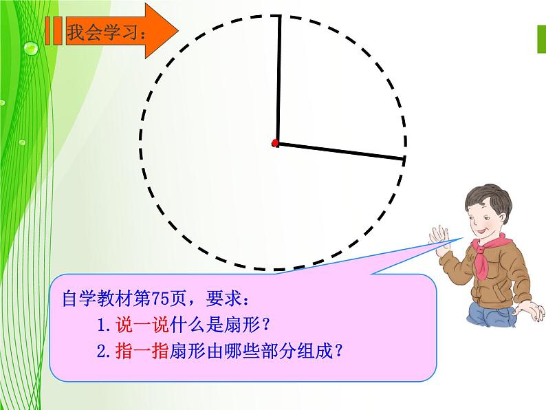 六年级数学上册课件-5.4 扇形-人教版(共14张PPT)05