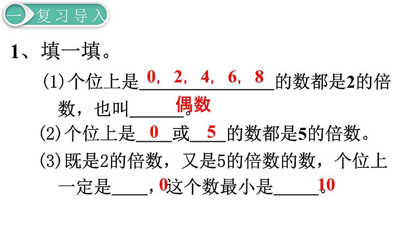 人教版数学五年级下册课件：第2单元第4课时  3的倍数的特征 课件PPT02