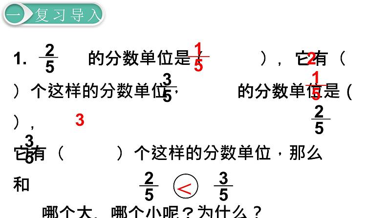 人教版数学五年级下册课件：第4单元第11课时  通分 课件PPT02