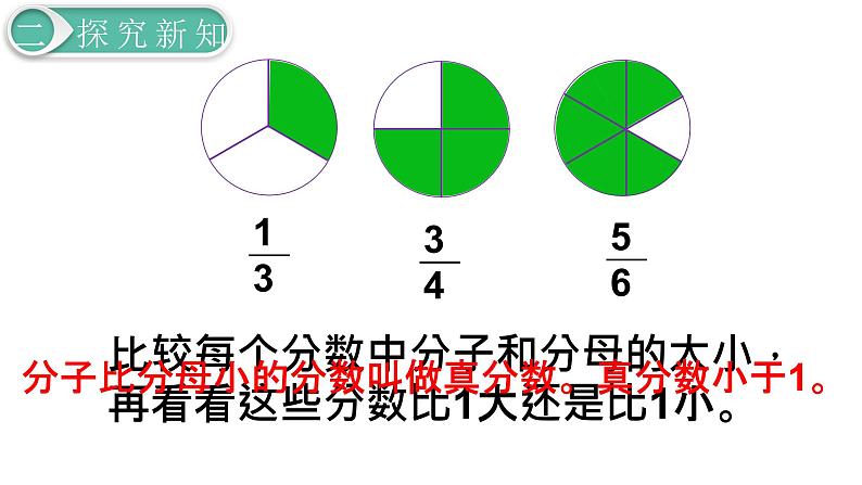 人教版数学五年级下册课件：第4单元第3课时  真分数和假分数 课件PPT07