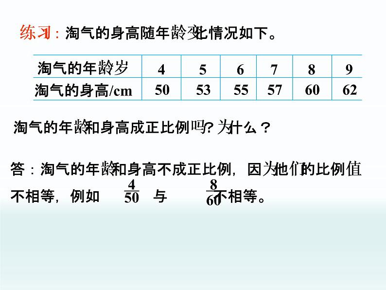 浙教版 六年级下册数学课件-正比例（一）2(共14张PPT)课件06