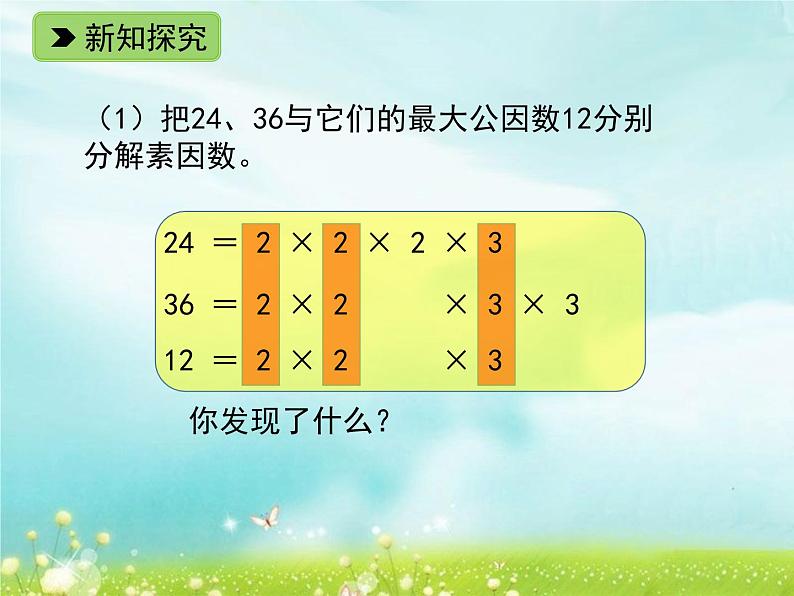 五年级下册数学课件-1.4 公因数（2）PPT课件03