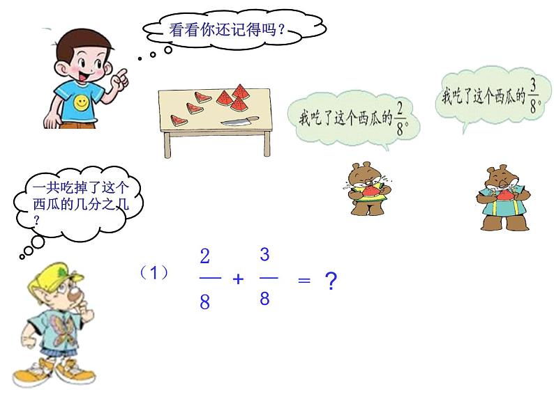 五年级下册数学课件-2.9分数加减法 (共18张PPT)课件02