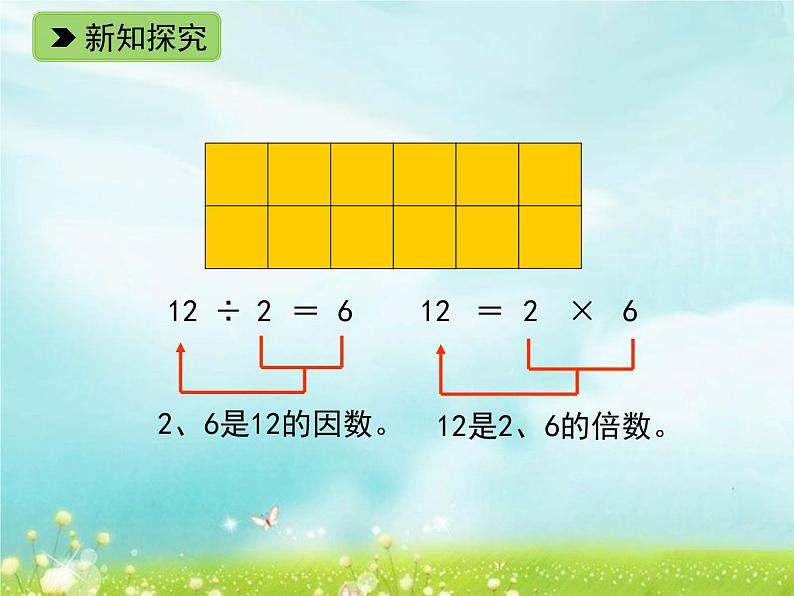 浙教版四年级下册数学课件-1.6 倍数与因数（1） (共15张PPT)课件第5页