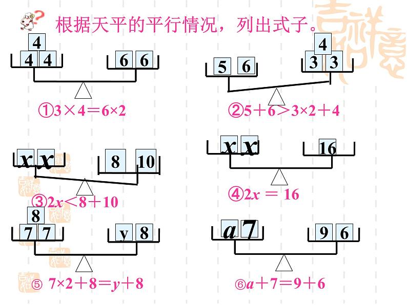 浙教版四年级下册数学课件-5.27认识方程  (共14张PPT)课件05