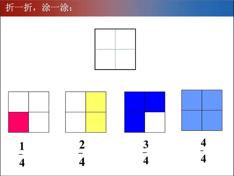 浙教版   三年级下册数学课件-4.22认识几分之几（一） (共18张PPT)课件第3页