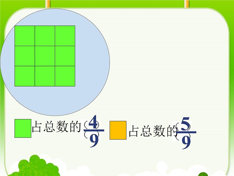 浙教版   三年级下册数学课件-4.25 认识几分之几（二） (共17张PPT)课件第7页