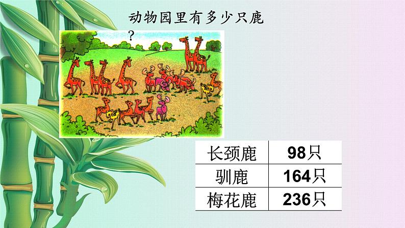 小学  数学 冀教版 二年级下册 六 三位数加减三位数混合运算第一课时课件第3页