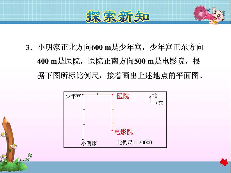 北师大版六年级数学下册 2.3 比例尺课件08