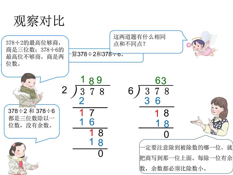 人教版 三年级下册数学  一位数除三位数商是两位数的除法课件第5页