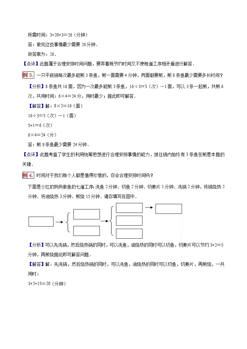 人教版四年级数学上【学霸笔记】第8章 数学广角-优化 (3)第2页