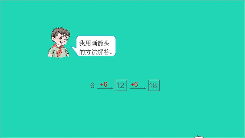 一年级数学下册六100以内的加法和减法一第7课时用同数连加解决问题PPT06