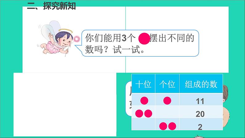 一年级数学下册四100以内数的认识综合与实践摆一摆想一想第4页