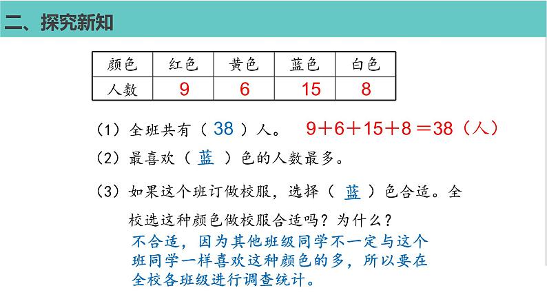 人教版二年级数学下册第1单元数据收集整理第1课优质教学课件第6页