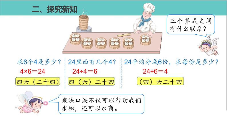 人教版二年级数学下册第2单元表内除法用2~6的乘法口诀求商第2课优质教学课件第6页