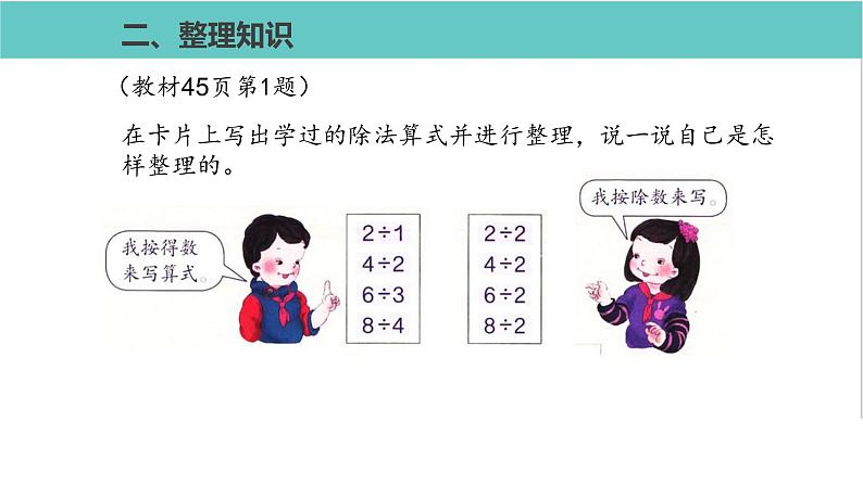 人教版二年级数学下册第4单元表内除法二整理和复习优质教学课件第4页