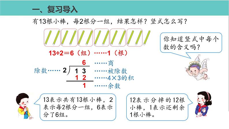 人教版二年级数学下册第6单元余数的除法第4课优质教学课件02