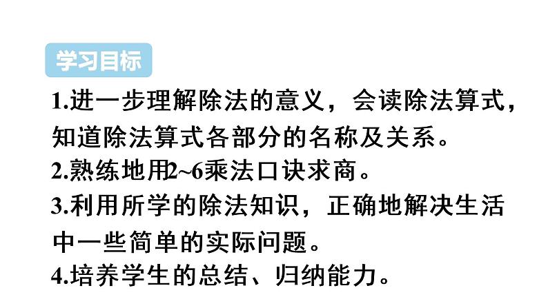 人教版二年级数学下册总复习第二单元重点知识 课件02