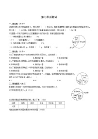 数学六年级上册7 扇形统计图单元测试综合训练题