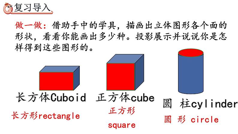 人教版数学一年级下册第一单元第1课时认识平面图形ppt第4页