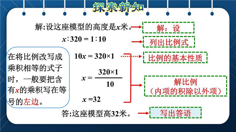 人教版六年级数学下册  第4单元 比例 第3课时  解比例（授课课件）06