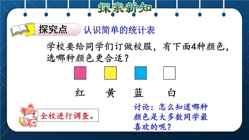 人教版二年级数学下册 第1单元  数据收集整理 第一课时 认识简单的统计表  授课课件第4页