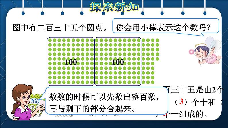 人教版二年级数学下册 第7单元  万以内数的认识 第2课时  1000以内数的组成、读写 课件05