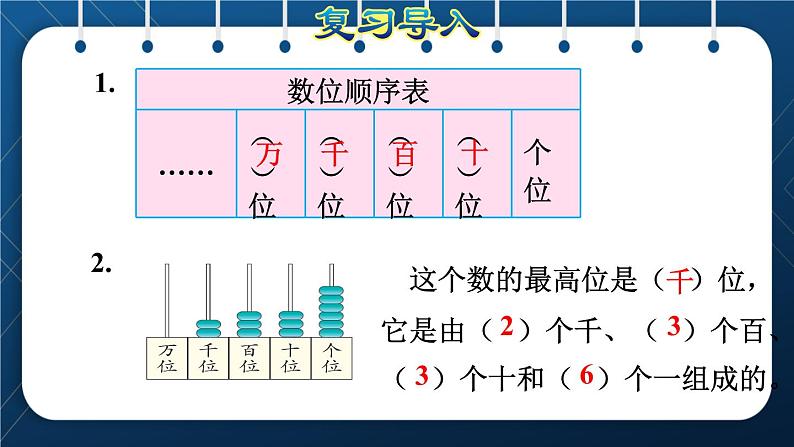 人教版二年级数学下册 第7单元  万以内数的认识 第6课时  万以内数的读、写 课件03