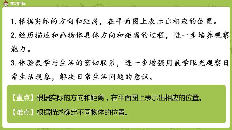 苏教版六年级数学下册   5.2.1  在平面图上绘制物体的位置（PPT课件）02