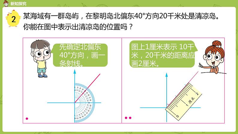 苏教版六年级数学下册   5.2.1  在平面图上绘制物体的位置（PPT课件）05