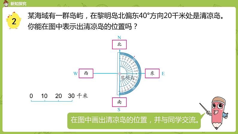 苏教版六年级数学下册   5.2.1  在平面图上绘制物体的位置（PPT课件）06