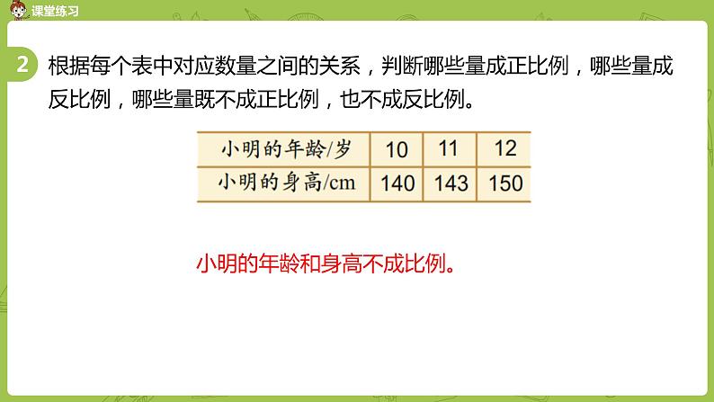 苏教版六年级数学下册   6.3  正、反比例的练习（PPT课件）08