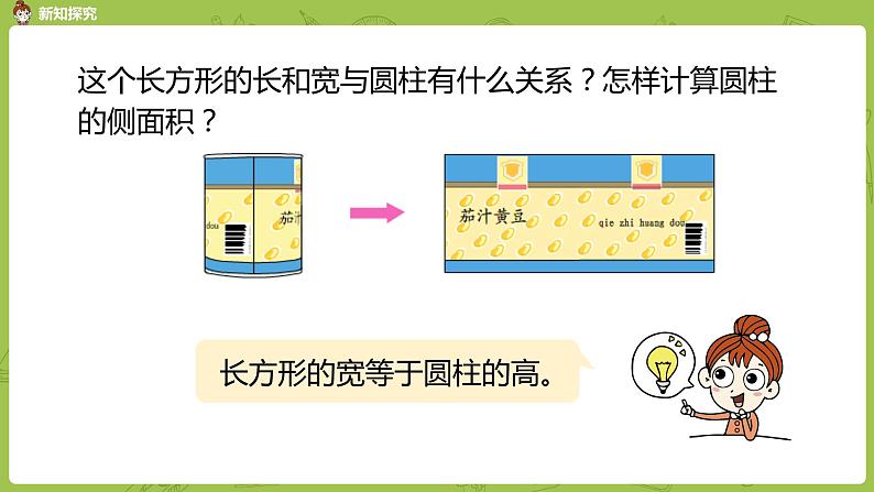 苏教版六年级数学下册   2.2 .1圆柱的表面积（PPT课件）08