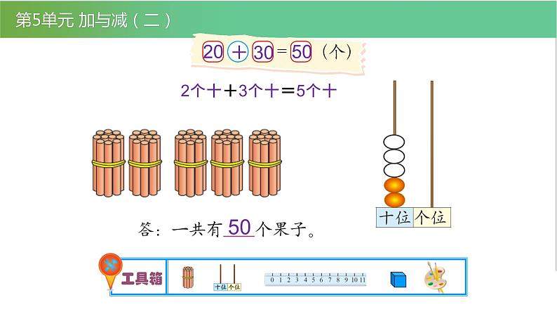 北师大版一年级数学下册第5单元5.1小兔请客教学课件第3页