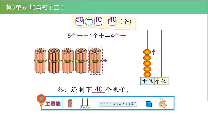 北师大版一年级数学下册第5单元5.1小兔请客教学课件第5页