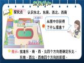 人教版三年级数学下册 第1单元 位置与方向（一）第2课时   认识东北、东南、西北、西南(授课课件)