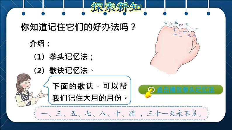 人教版三年级数学下册 第6单元  年月日 第1课时  认识年、月、日（授课课件）07