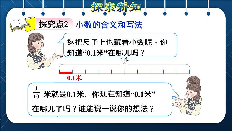 人教三年级数学下册 第7单元  小数的初步认识 第1课时  小数的认识授课课件07