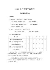 2021小升初数学总复习知识点归纳：第八讲数学广角